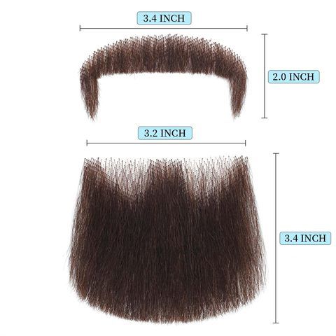 Natural Realistic 100% Human Hair Handmade Invisible Lace Fa view 2