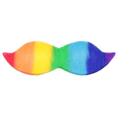 Halloween Clown Fake Beard - Colorful Rainbow Beard and Must view 3