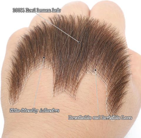Beard Mustache Costume Facial Hair for Men for Disguise Cosp view 6