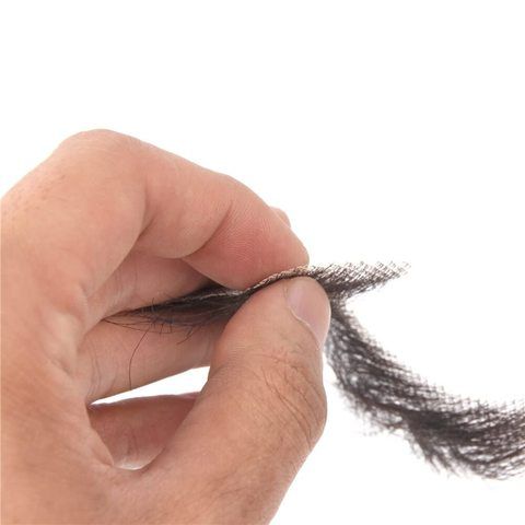 Realistic 100% Human Hair Full Hand Tied Lace Invisible Cap  view 7